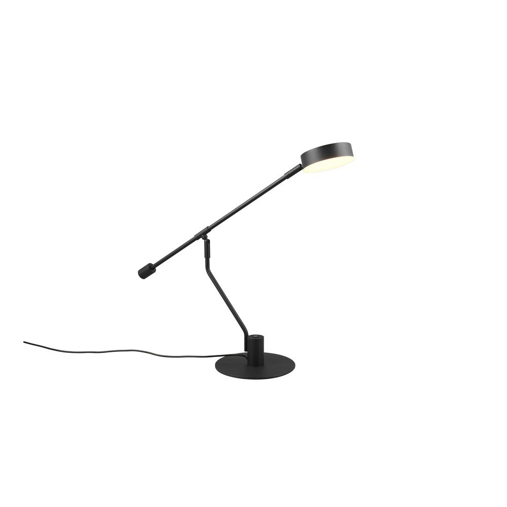 Lampa stołowa LED z elastyczną konstrukcją w kolorze matowej czerni (wysokość 64 cm) Manduro – Trio (zdjęcie 8)