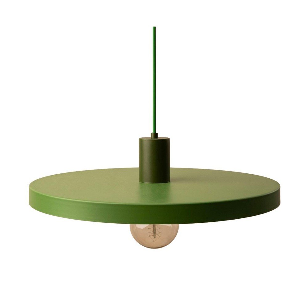 Zielona metalowa lampa wisząca ø 40 cm Ori – Micadoni