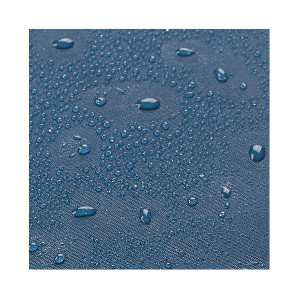 Niebieska zasłona prysznicowa iDesign PEVA, 183x183 cm-image-2