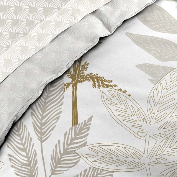 Beżowa bawełniana pościel dwuosobowa z prześcieradłem/6-częściowa 240x220 cm Raoni – douceur d'intérieur-image-2