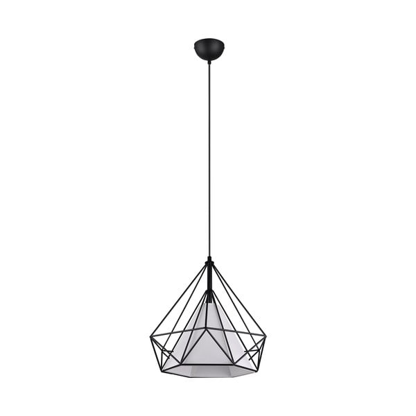 Czarna lampa wisząca ø 38 cm Babette – Trio