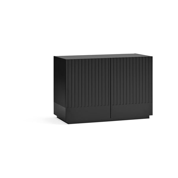 Czarna niska komoda 100x70 cm Doric – Teulat-image-1