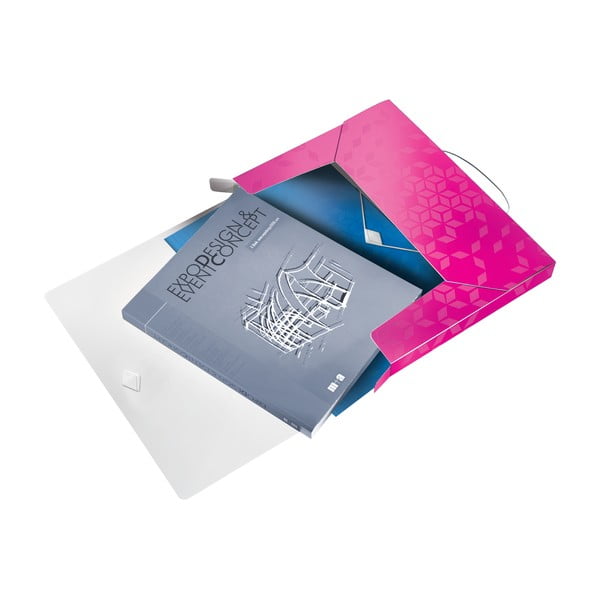 Różowy pojemnik na dokumenty Leitz-image-3