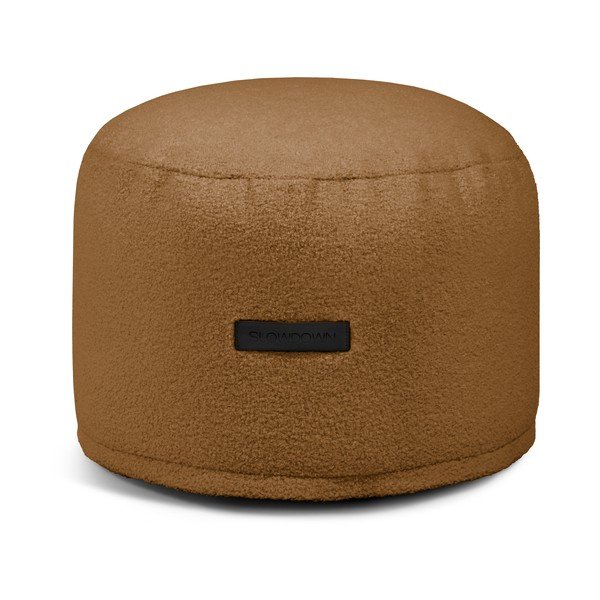 Brązowy worek do siedzenia z materiału bouclé Mini – SLOWDOWN