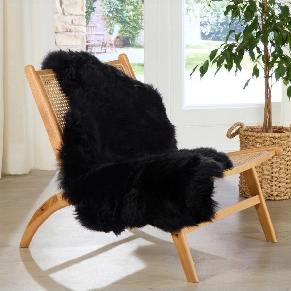 Czarna skóra owcza Native Natural Sheep, 120x60 cm-image-2