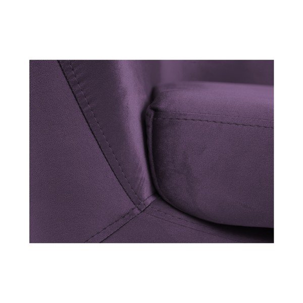 Fioletowy fotel Mazzini Sofas Amelie-image-3