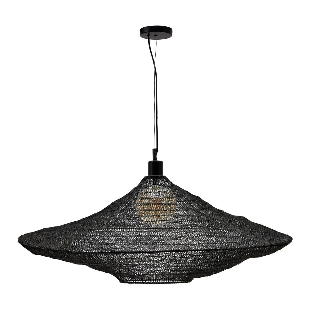 Czarna lampa wisząca ø 87 cm Makai – Kave Home