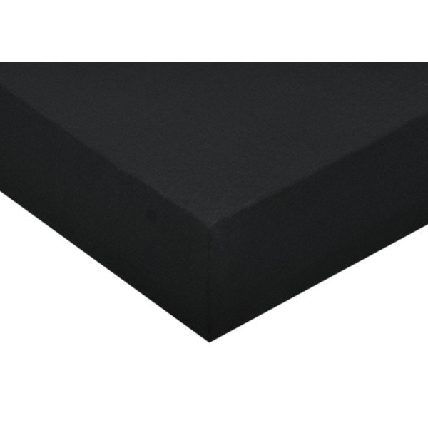 Czarne prześcieradło 200x220 cm 