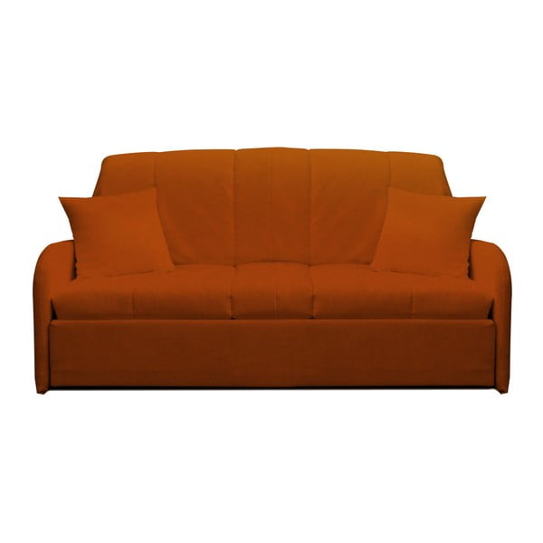Pomarańczowa rozkładana sofa trzyosobowa 13Casa Paul