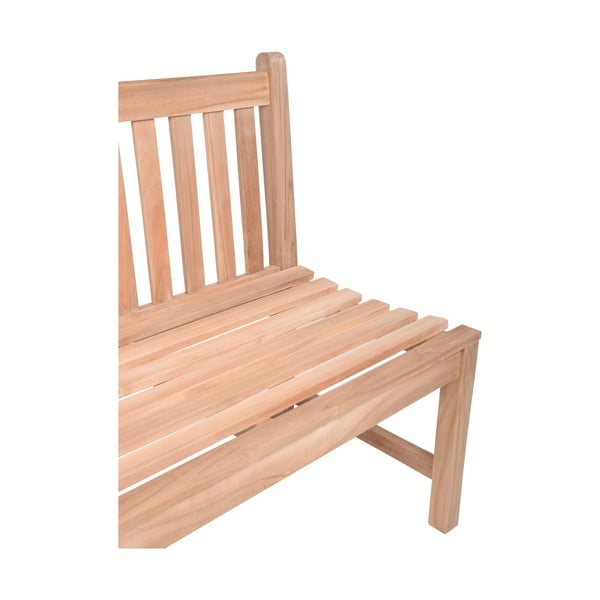 Drewniana ławka ogrodowa w naturalnym kolorze Solo – Garden Pleasure-image-3