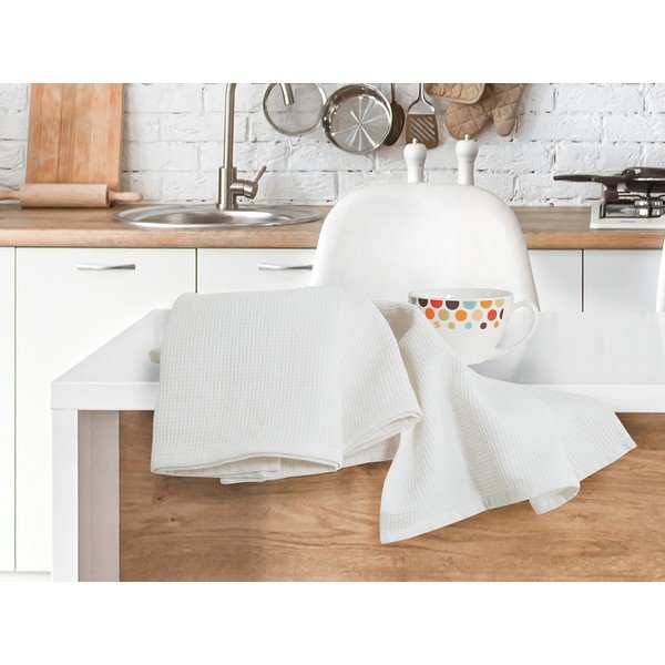 Bawełniane ścierki zestaw 3 szt. 40x60 cm Wafle – B.E.S.-image-2