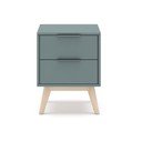 Szarozielona szafka nocna Pisco – Marckeric