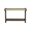 Ciemnobrązowy wieszak ścienny z litego drewna dębowego Inverness – Rowico