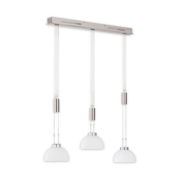 Czarna metalowa lampa wisząca LED ze ściemniaczem Avignon – Fischer & Honsel