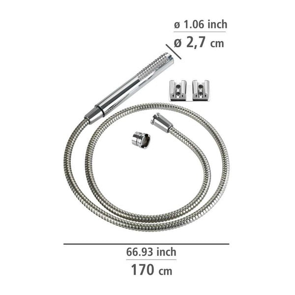 Wąż prysznicowy do umywalki z podwójnym uchwytem ściennym Wenko-image-3