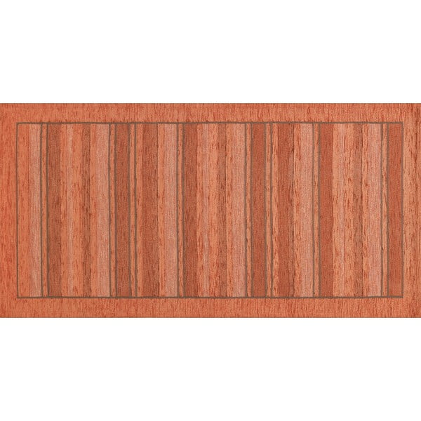 Pomarańczowy chodnik Floorita Velour, 55x190 cm-image-1