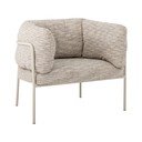 Szarobeżowy fotel Karel – Bloomingville