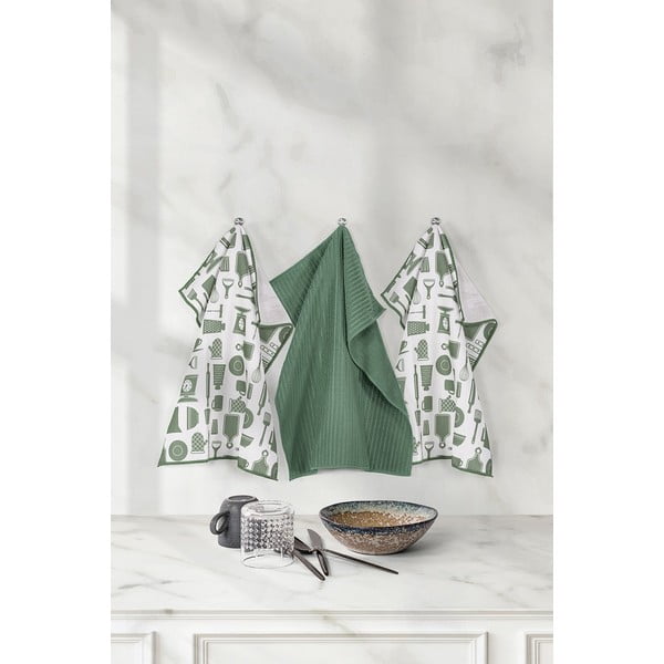 Ścierki z mikrowłókna zestaw 3 szt. 48x40 cm Essential – Tiseco Home Studio-image-1