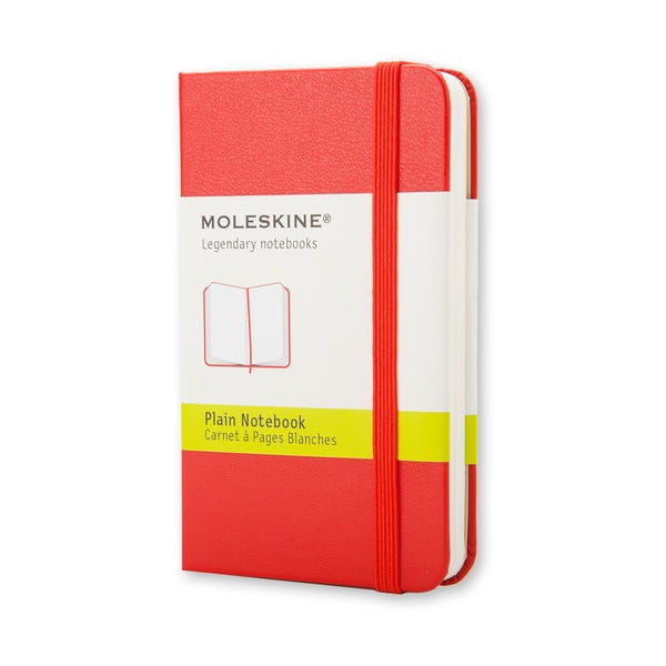 Czerwony notatnik gładki Moleskine XS