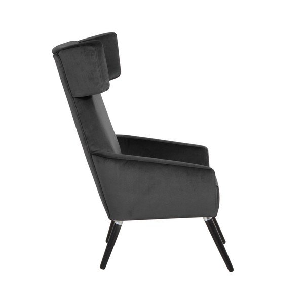 Czarny fotel Max Winzer Elina Suede-image-3