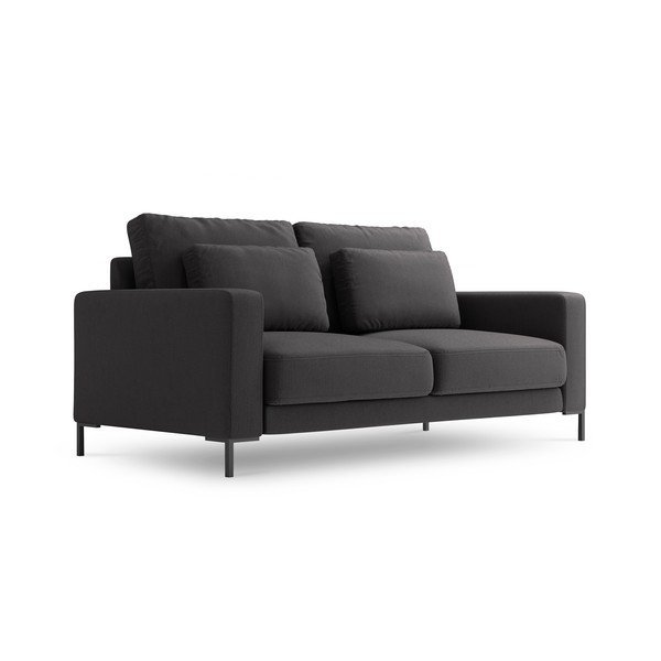 Ciemnoszara sofa Interieurs 86 Seine, 158 cm-image-2