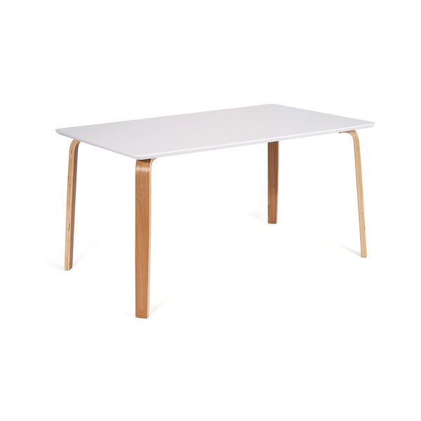 Stół z białym blatem 150x90 cm Zaha – Bonami Essentials-image-1