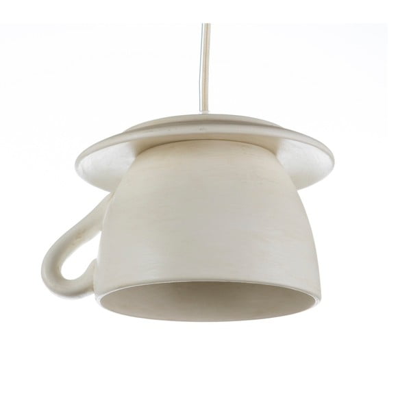 Biała ceramiczna lampa wisząca Creative Lightings Coffee