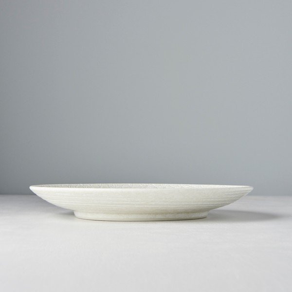 Biały talerz ceramiczny MIJ Star, ø 25 cm-image-1