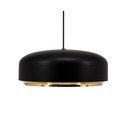 Czarna lampa wisząca LED z metalowym kloszem ø 40 cm Hazel medium – UMAGE