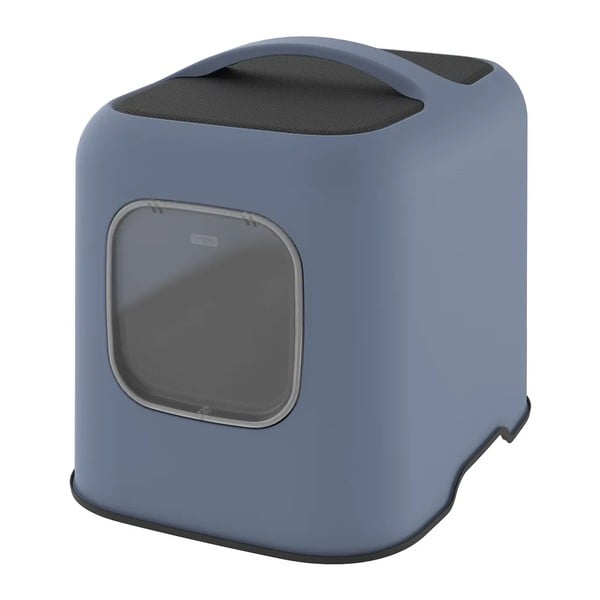 Ciemnoniebieski zestaw kuwety i łopatki Biala – Rotho-image-1