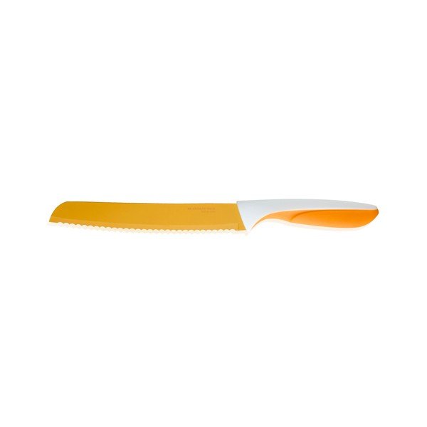 Pomarańczowy nóż do chleba Brandani Anti-Stick