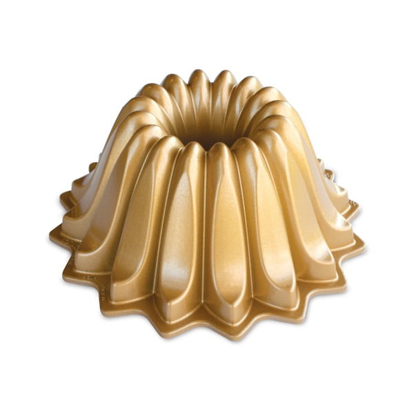 Forma na babkę w kolorze złota Nordic Ware Lotus, 1, 2 l
