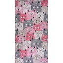Różowy dywan dziecięcy 80x150 cm Silly Cats – Vitaus