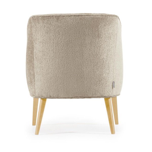 Beżowy fotel Bobly − Kave Home-image-4
