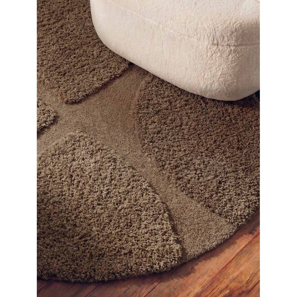 Brązowy okrągły dywan tkany ręcznie ø 150 cm Lambeth Jasper – Ted Baker (zdjęcie 6)