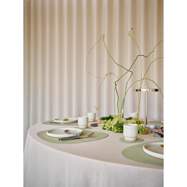 Mata stołowa ze skóry ekologicznej 37x44 cm Curve L Nupo – LIND DNA-image-4