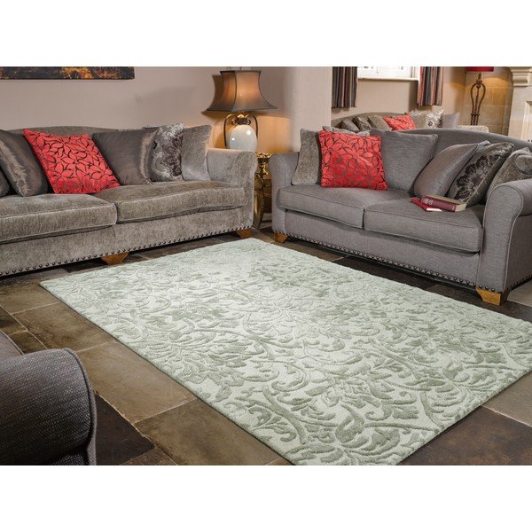 Szary ręcznie tkany dywan Flair Rugs Dorchester, 200x290 cm-image-1