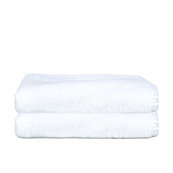 Zestaw 2 ręczników Whyte 100x150 cm, biało-niebieski