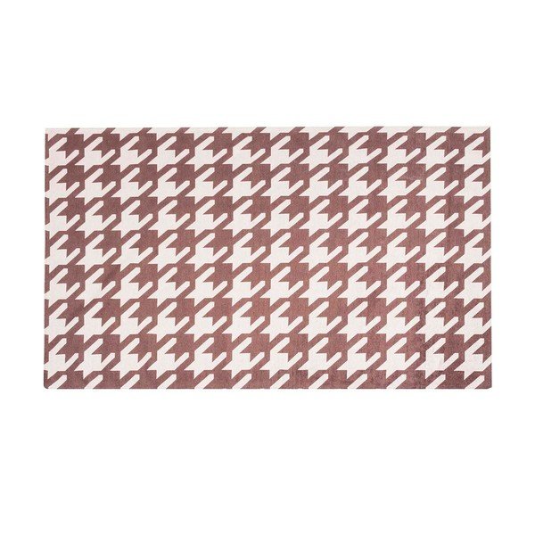 Wytrzymały dywan kuchenny Webtapetti Pied de Poule Brown, 130x190 cm-image-2