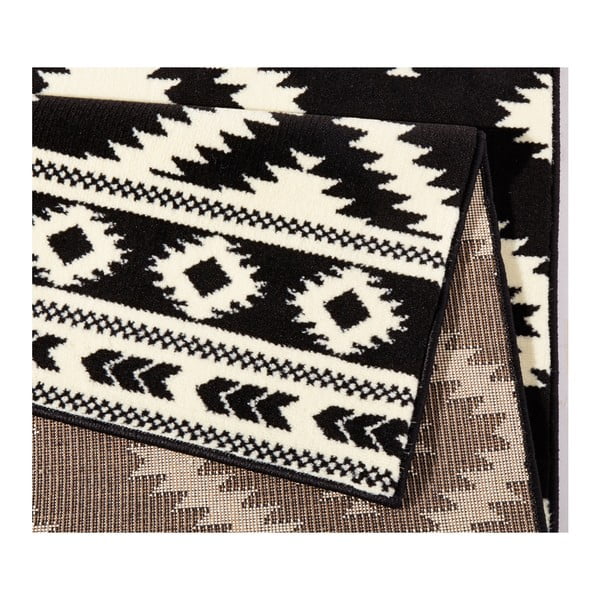 Czarno-biały dywan Hanse Home Gloria Ethno, 80x150 cm-image-2