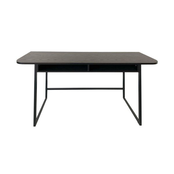 Czarna konsola w dekorze jesionu 40x140 cm Darlington – Actona