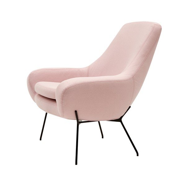 Jasnoróżowy fotel Softline Noomi-image-2