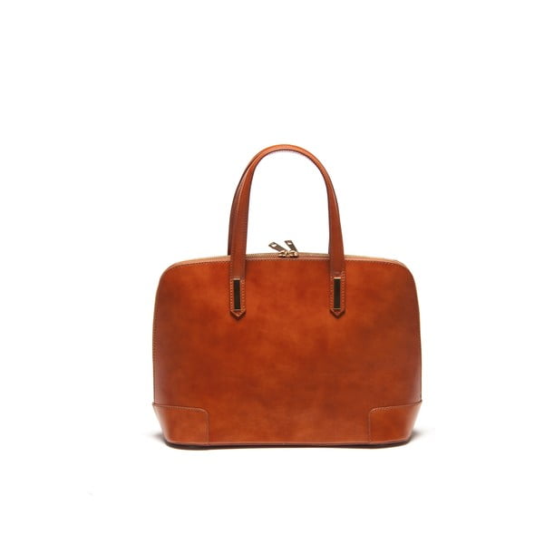 Skórzana torebka Luisa Vanini 364 Cognac-image-1