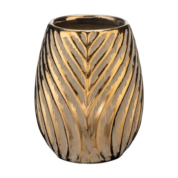 Ceramiczny kubek na szczoteczki do zębów w kolorze złota Idro – Wenko