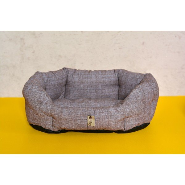 Jasnobrązowe bawełniane legowisko 50x40 cm Bobík – Petsy-image-3