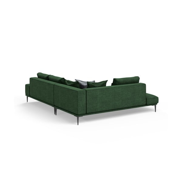 Zielony narożnik rozkładany Interieurs 86 Liege, lewostronny-image-3