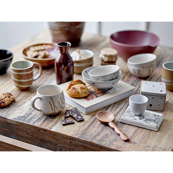 Biało-beżowe miski zestaw 2 szt. ø 11,5 cm Peony − Bloomingville-image-2