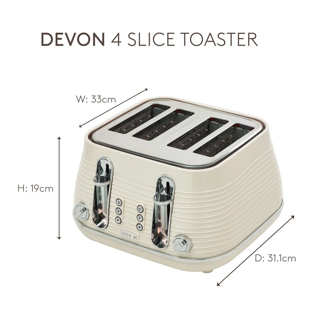 Kremowy toster Devon – Haden (zdjęcie 9)