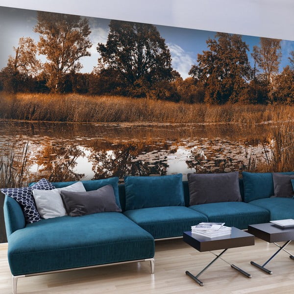 Tapeta wielkoformatowa Artgeist Autumn Reeds, 350x245 cm