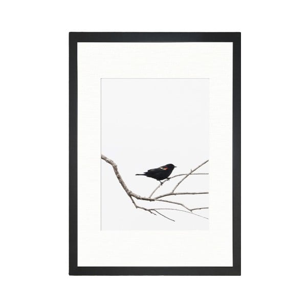 Plakat 24x29 cm Bird on the Branch – Tablo Center